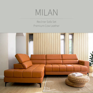 ZEN Collection Recliner Sofa Set รุ่น MILAN โซฟา แอลเชฟ ปรับนอน ไฟฟ้า 3ที่นั่ง