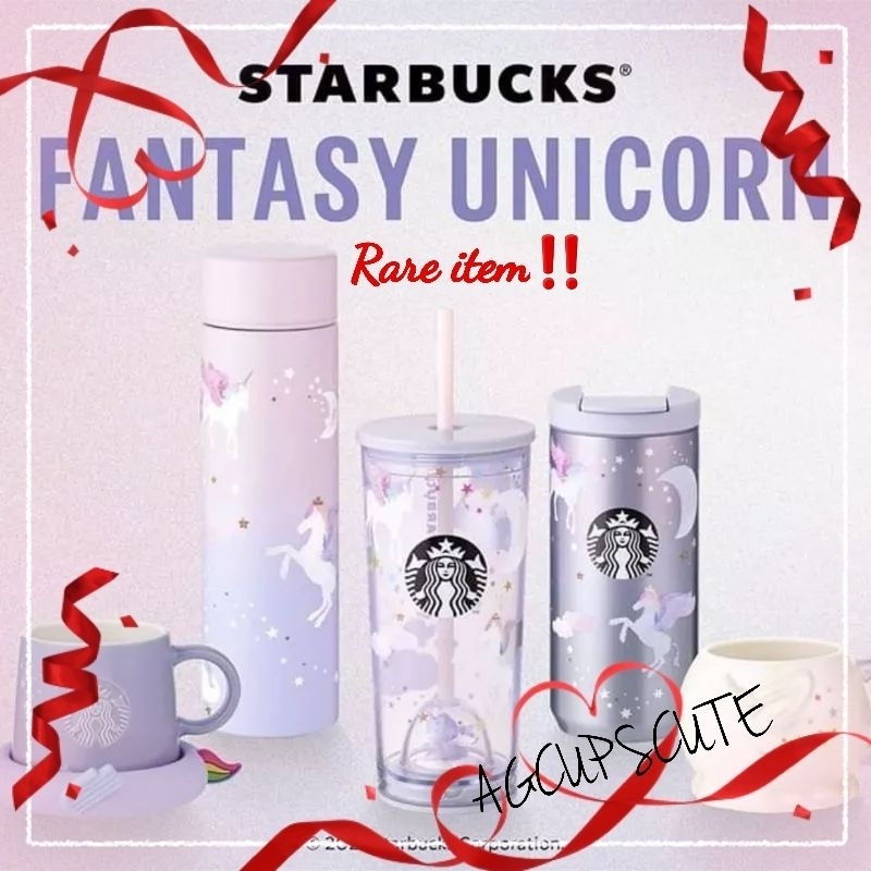 Starbucks ✨️🦄 Unicorn Collection🦄✨️ Rare item‼️ แก้วสตาร์บัคยูนิคอน🦄