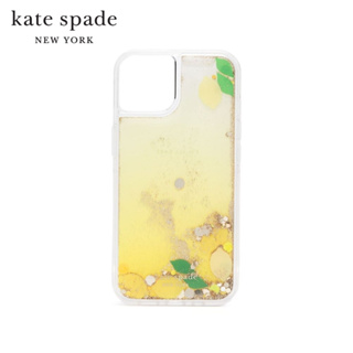 KATE SPADE NEW YORK IPHONE 14 CASE LEMON DROP LIQUID GLITTER KC120 เคสโทรศัพท์มือถือ