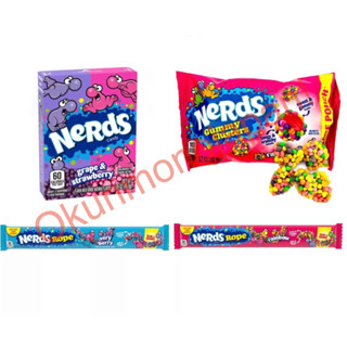 Nerds Rope Candy Nerds Gummy Clusters เยลลี่เคี้ยวหนึบ มีใส้ ยืดได้ พร้อมส่ง