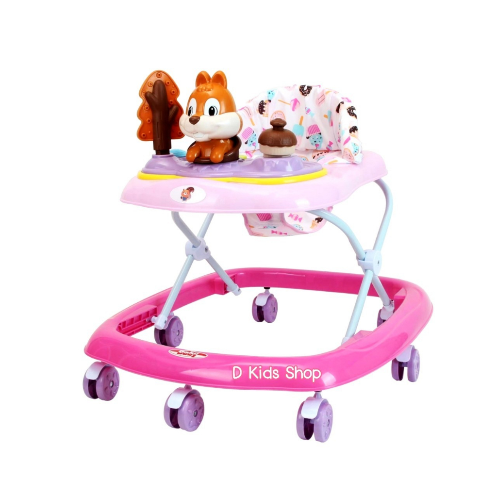 รถหัดเดินเด็ก รถหัดเดินกระรอกน่ารัก รถหัดเดิน ปรับระดับได้ มาใหม่สุดๆ No.5028 T - รูปที่ 2