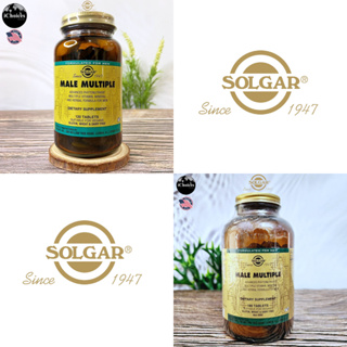 วิตามินและแร่ธาตุรวม ผสมสมุนไพร สำหรับผู้ชาย Solgar® Male Multiple 120 or 180 Tablets วิตามิน 44 ชนิด