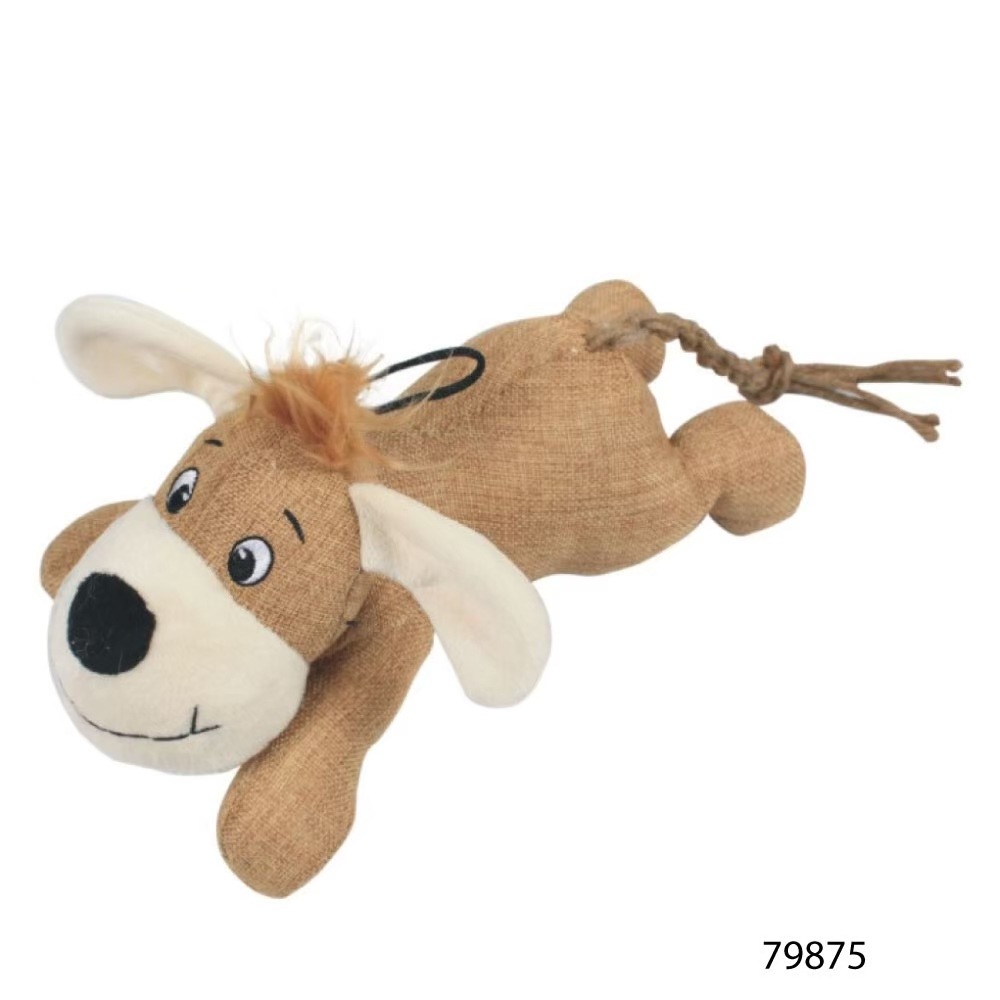 [79875] Kanimal Dog Toy ของเล่นสุนัข ของเล่นตุ๊กตาผ้า รุ่น Doggy บีบมีเสียง สำหรับสุนัขทุกสายพันธุ์ ขนาด 29x17 ซม.