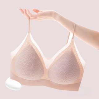 VIDA WIRLESS BRA♡ บราไร้โครงลายลูกไม้สายสปาเกตตี้