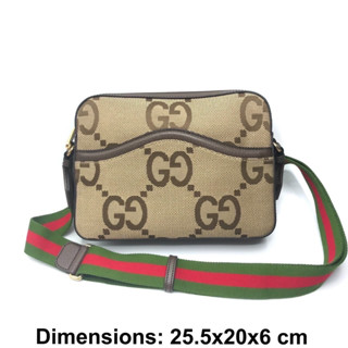 GUCCI Jumbo Messenger Bag ของแท้ 100% [ส่งฟรี]