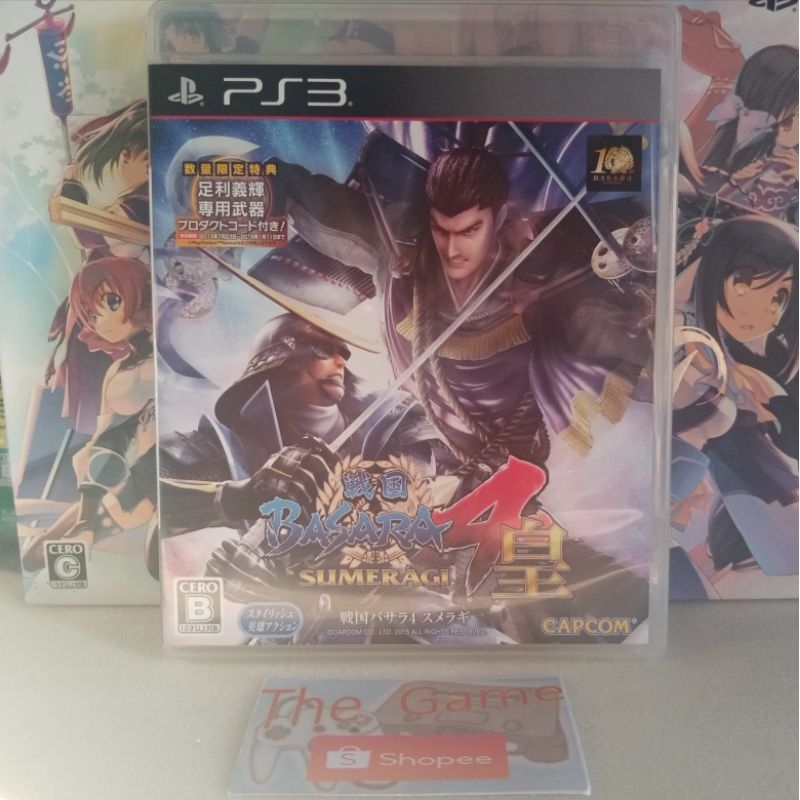 (PS3)​ เเผ่น​เกมส์​ PS3​ sengoku basara 4 sumeragi  Zone​2​ (หายากปัจจุบัน)​