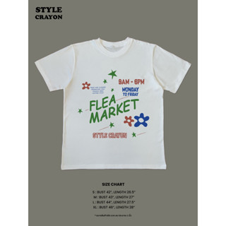 เสื้อยืดสกรีนลาย Style crayon - Flea market t-shirt