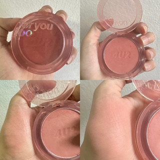 บลัชใหม่ 4U2 สี j03 peach me ละมุนมาก ชมพูพีชแบบถูกต้อง ผู้ดี สีไม่สดหรือตุ่นเกิน มันคือความพอดี สวยอะ