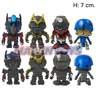 โมเดล ทรานฟอร์เมอร์ จิ๋ว 4 แบบ หัวโต H: 7 cm. mawintoys