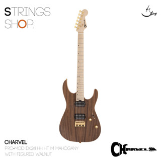 กีตาร์ไฟฟ้า Charvel Pro-Mod DK24 HH HT M Mahogany With Figured Walnut - Natural (2969471557)