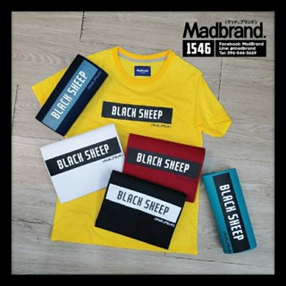 เสื้อยืดMadbrand, ลายBlack  Sheep - 6 colors, ผ้า COTTON.