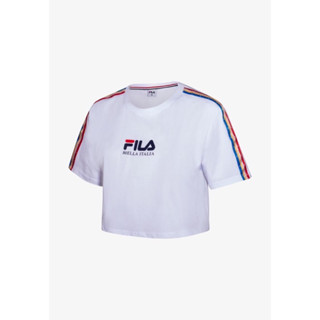 เสื้อครอปเด็กfila ผ้าฝ้าย ใส่สบาย ผู้ใหญ่ไซส์เอสใส่ได้จร้า