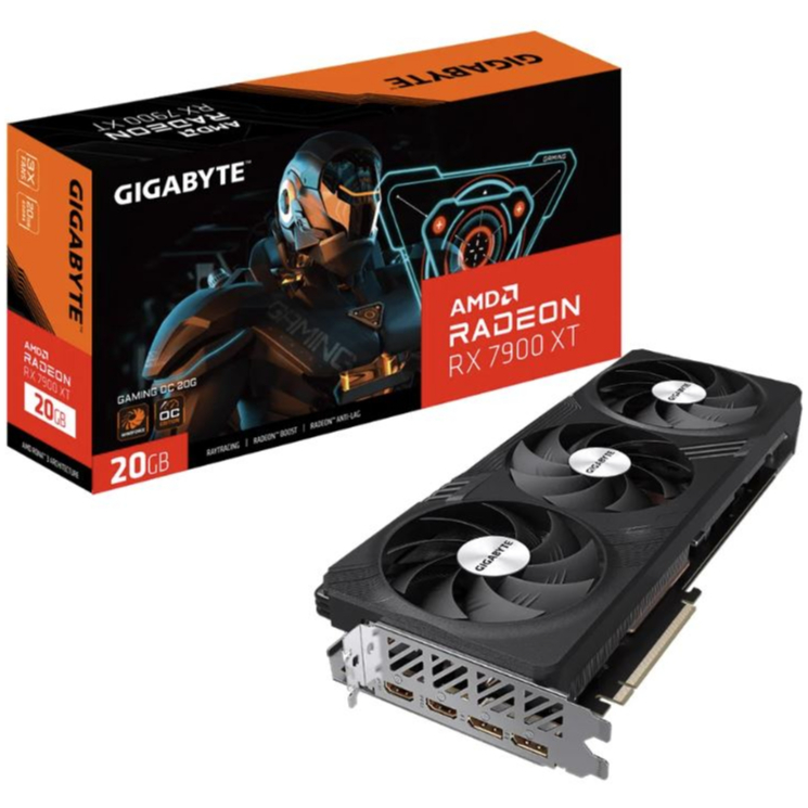 VGA GIGABYTE RADEON RX 7900XT GAMING OC - 20GB GDDR6