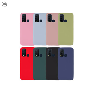 เคส Vivo Y30 Y50 วีโว่วาย30 วาย50 vivo 1935 1938 เคสซิลิโคนนิ่ม สีพาสเทล TPU บาง