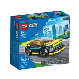 LEGO ตัวต่อเสริมทักษะ City Electric Sports Car 95 ชิ้น 60383