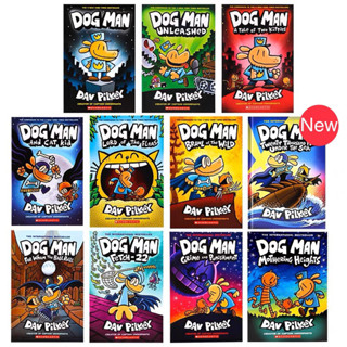 Dogman แบ่งขาย พร้อมส่ง Dog man by Dav Pilkey ปกแข็ง Comic แนวตลก หนังสือภาษาอังกฤษ การ์ตูน หนังสือเด็ก