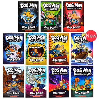 Dogman แบ่งขาย พร้อมส่ง Dog man by Dav Pilkey ปกแข็ง Comic แนวตลก หนังสือภาษาอังกฤษ การ์ตูน หนังสือเด็ก