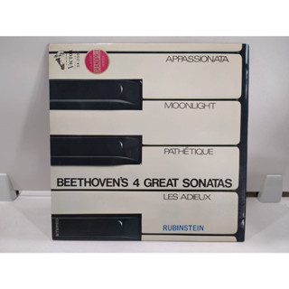 1LP Vinyl Records แผ่นเสียงไวนิล BEETHOVENS 4 GREAT SONATAS  (E4B66)