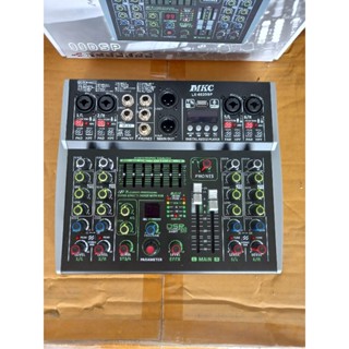 MIXER MKC LX-602DSP เอฟเฟกแท้  USB บูธูท ใช้ไฟรถยนต์12V ได้