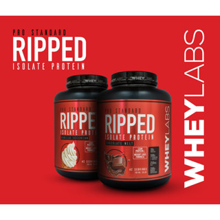 Whey Labs Ripped Isolate Whey Protein 4lbs - (เวย์โปรตีนลดไขมัน เสริมสร้างกล้ามเนื้อ)