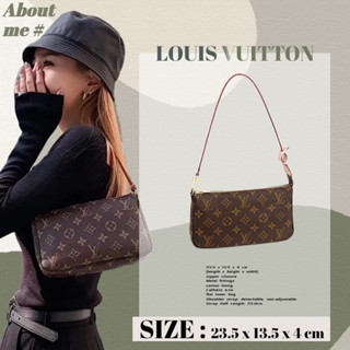 ✅หลุยส์วิตตอง✅ Louis Vuitton Accessories Bag (LV) กระเป๋าสะพายข้างสุภาพสตรี Ladies Underarm Bag 🎁