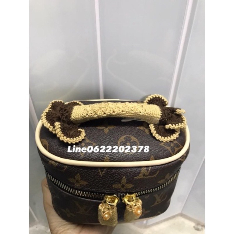 💧พร้อมส่ง💧หูถักกระเป๋า LV nice nano /mini/bbครบเซ็ทมีหุ้มซิปไห้