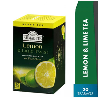 ชา Ahmad Tea Lemon &amp; Lime (20 Teabags) Halal Certified