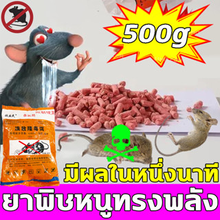 🐭มื้อสุดท้ายของหนู🐭Daaate ยาเบื่อหนู 500g ยาเบื่อหนูตายแห้ง ยาฆ่าหนู ของแท้ 100% ตายแห้ง ไม่เหม็น ไม่มีหนูทั้งปี!!