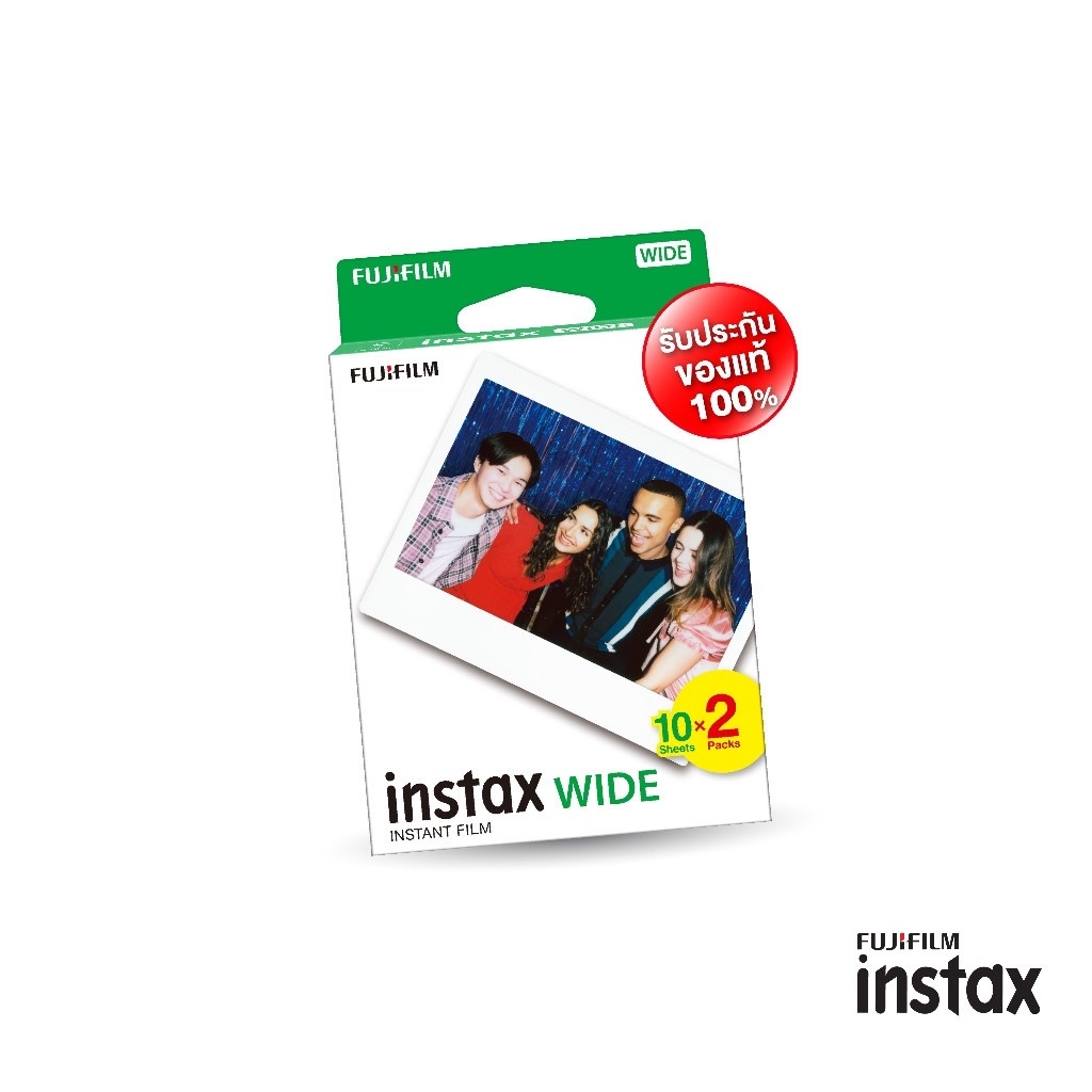 Fujifilm instax wide film Instant Film ฟิล์ม(Pack20แผ่น 20sheets)*Lotใหม่04/2026