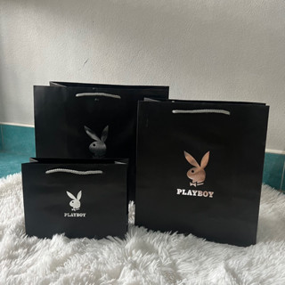 PLAYBOY ถุงกระดาษแบรนด์แท้ จากช็อป 100%