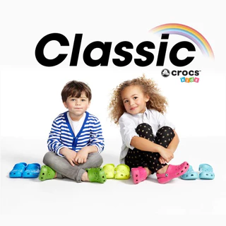 Crocs Collection รองเท้าแตะ สำหรับเด็ก ผู้ใหญ่เท้าเล็ก CSS Clog 206990-100 / 206991-100 / 206990-2Y2 / 206991-2Y2 (1390)