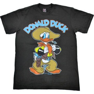 เสื้อยืด donald duck วินเทจสีเฟด งานใหม่ M L XL