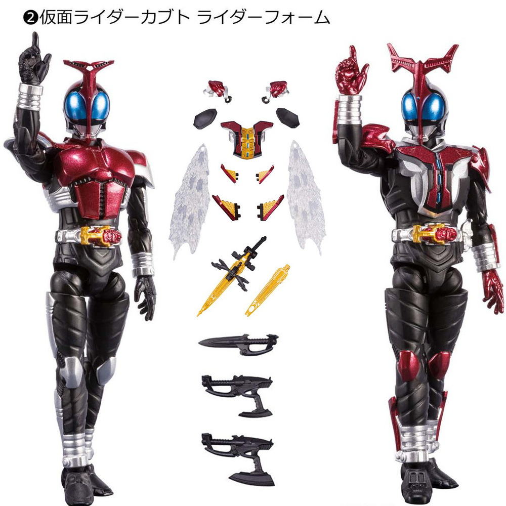 Bandai : Kamen Rider Kabuto / Hyper Form + part - Shodo-X Kamen Rider - งานแท้ มือ1 ไม่แกะ