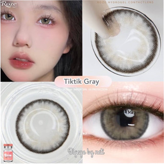 TIKTIK eff.18 💐Roze lens 🌹เลนส์ Hydrogel ค่าอมน้ำ 55%