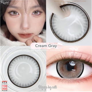 CREAM eff.18 💐Roze lens 🌹เลนส์ Hydrogel ค่าอมน้ำ 55%