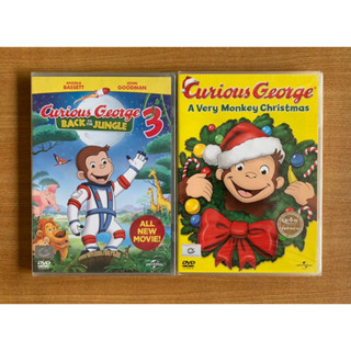 DVD : Curious George 3 Back to the Jungle / A Very Monkey Christmas จ๋อจอร์จจุ้นระเบิด [มือ 1] Cartoon