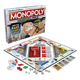 Monopoly Cash Decoder Board Game for Families and Kids Ages 8 and Up, Includes Mr. Monopolys Decoder to Find Fakes