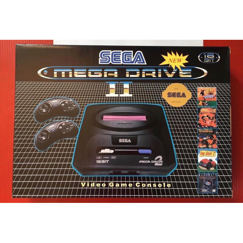 mega drive 2 ระบบ NTSC ภาพเต็มจอ 2จอยอุปกรณ์พร้อมเล่น