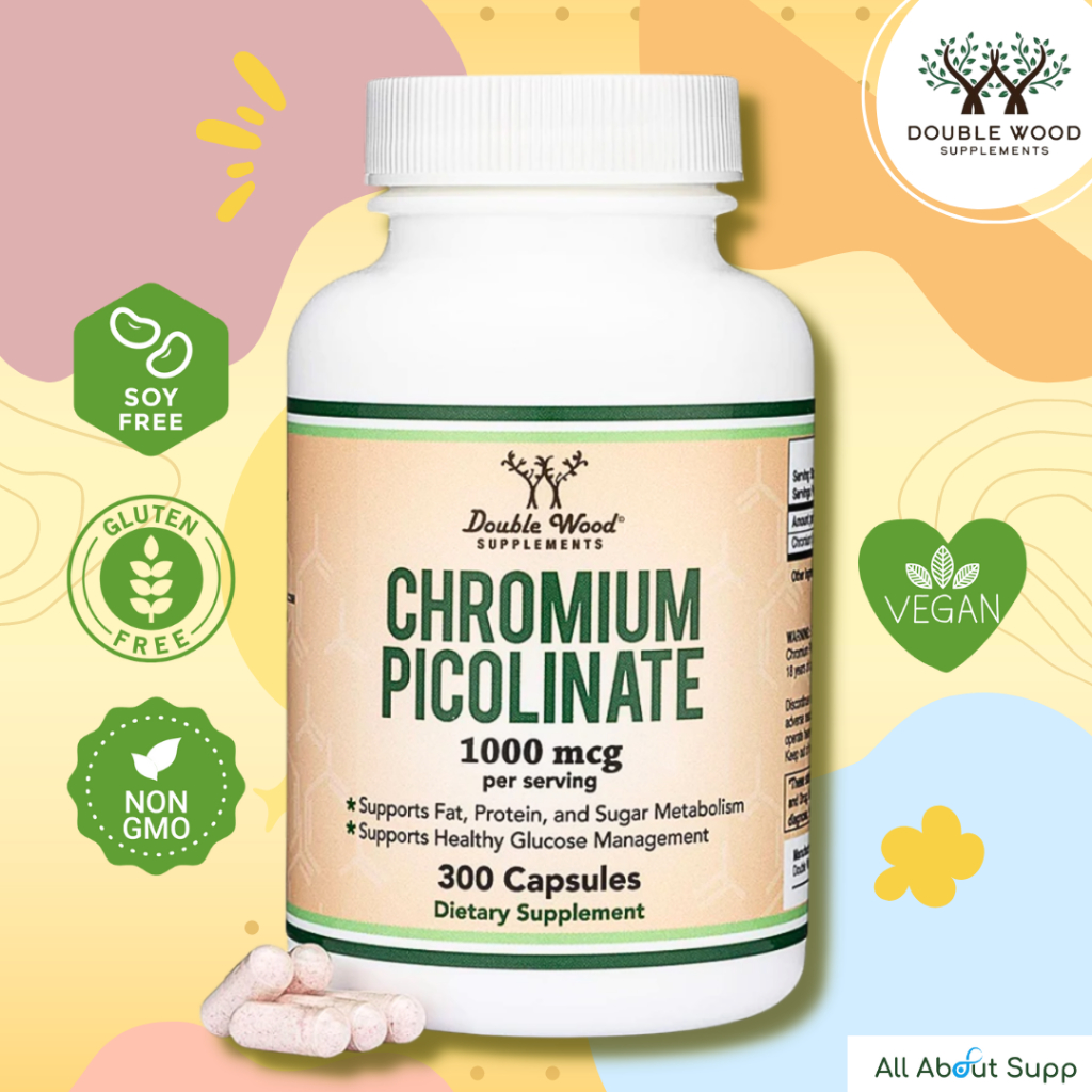 Chromium Picolinate ปรับปรุงระบบการเผาผลาญ ไขมัน โปรตีน คาร์โบไฮเดรต, รักษาระดับคอเลสเตอรอลและกลูโคส