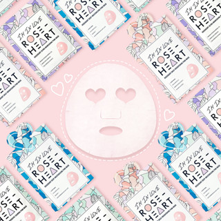 Im in Love Rose Heart 2Step Pink Mask ช่วยฟื้นฟูผิวและช่วยให้ผิวแลดูกระจ่างใสขึ้น