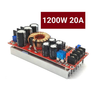 Boost Power Converter Step up 1200W 20A โมดูล Converter Boost 8-60V to 12-83V สําหรับรถยนต์