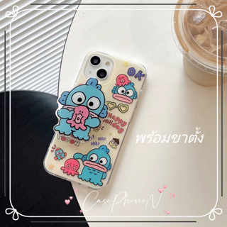 🚚จัดส่ง24ชม🚚เคสไอโฟน11 14 Pro Max ตลก น่ารัก เมอร์ล็อค พร้อมขาตั้ง ป้องกันการตก เคส iphone12 13 Pro Case for iPhone