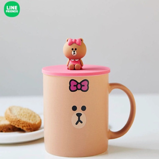 Choco Cover Mug แก้วมัคเซรามิกช็อคโก้ พร้อมฝาซิลิโคน