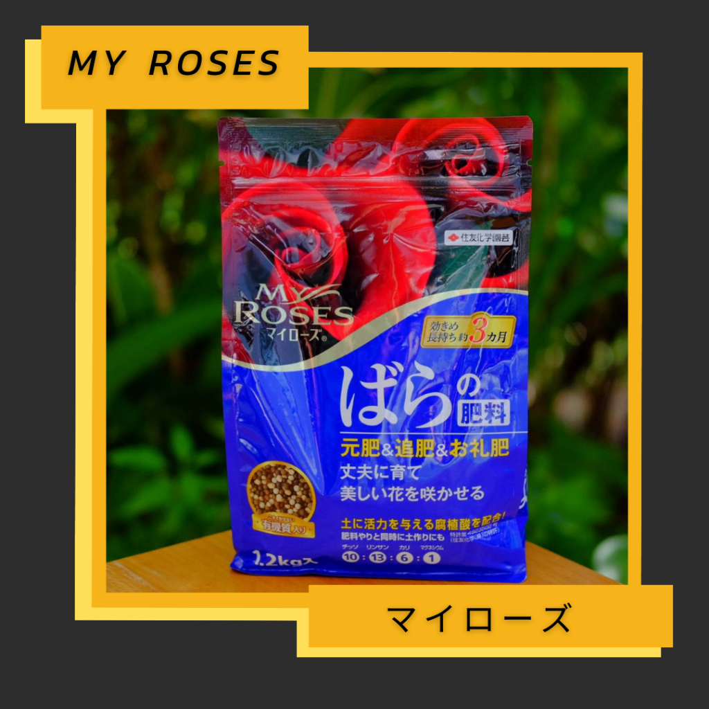 ปุ๋ยบำรุงกุหลาบ my roses จากญี่ปุ่น 100g.
