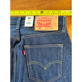 Levis 501 ป้าย R ทรงขากระบอก.ผ้าดิบ Shrink To Fit