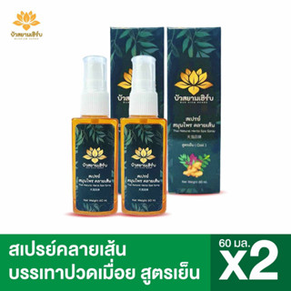 สเปรย์ บรรเทาอาการปวดเมื่อย อ่อนล้า สมุนไพรไทยสกัดเข้มข้น ขนาด 60ML