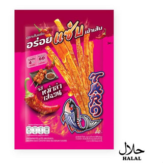 ทาโร ปลาสวรรค์เส้นชุบน้ำจิ้ม รสหมาล่า 18 กรัม X 6 ซอง