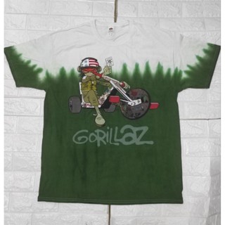 เสื้อยืดวง Gorillaz มัดย้อม ลิขสิทธิ์แท้