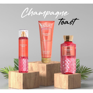 🌸 แท้💯% CHAMPAGNE TOAST bath &amp; body works lotion cream mist shower scrub Butter โลขั่น ครีม น้ำหอม ครีมอาบน้ำ สครับ