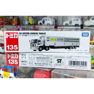 LB Long Tomica ☘️ No.135 NX NIPPON EXPRESS TRAILER Model Kit Truck Mould รถบรรทุกเทรลเลอร์ ขนาดเล็ก ใหม่ กล่องสวยในซีล